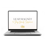 Lead Magnet 5 Day Email Sequence - Copy Writing Template - Fill-in-the-blanks