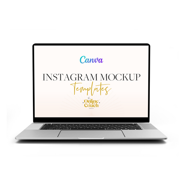 Instagram Mockups (11 Canva Templates) - for Online Courses and Digital Products - Just drag and drop your photos!