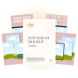 Instagram Mockups (11 Canva Templates) - for Online Courses and Digital Products - Just drag and drop your photos!