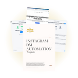 Instagram DM Automation Templates!  Get the exact copy that's connected with over 24K leads right in my DMs.