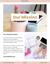 Welcome Guide/Onboarding Packet - Canva Template - Drag & Drop Photos - Fill in blanks - 37 Page Templates to Customize